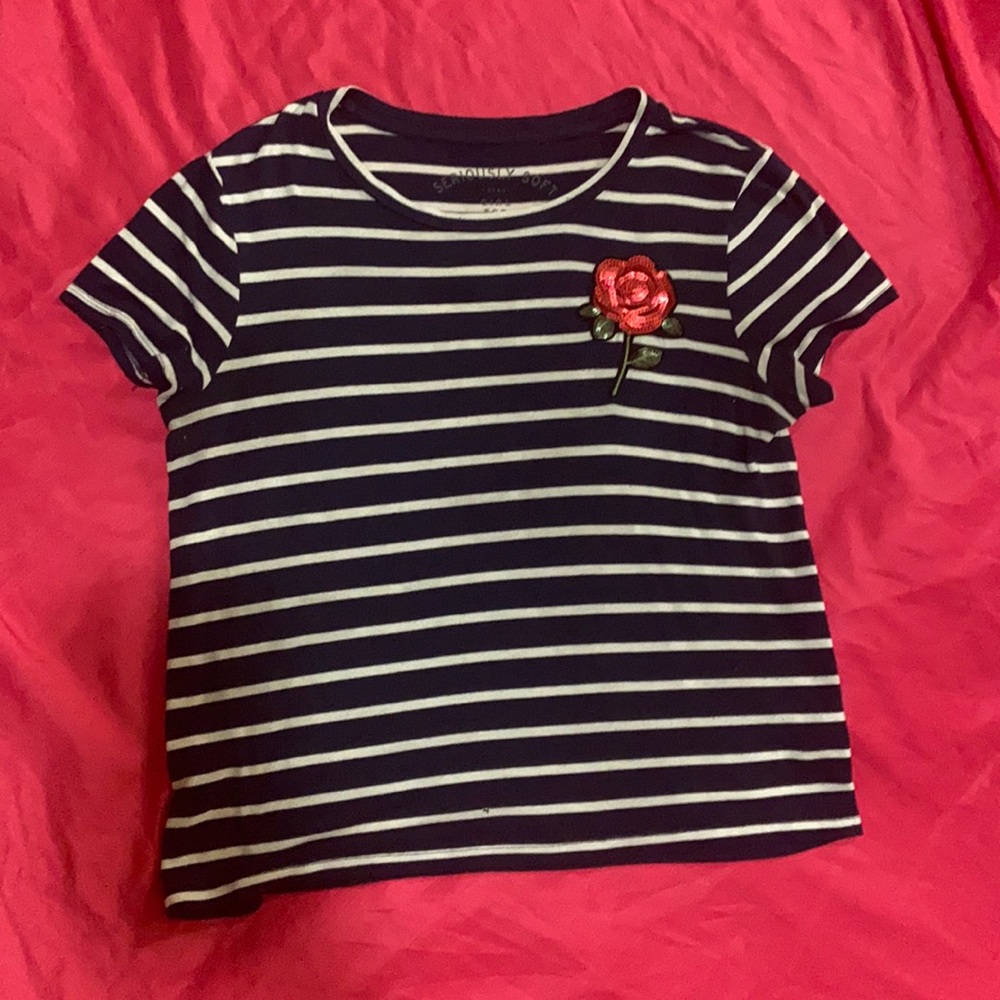 Blue stripe shirt
